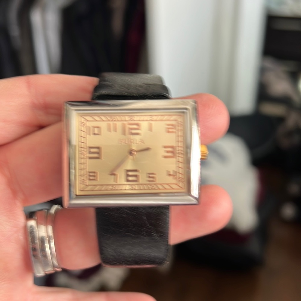 Beautiful black Furla watch